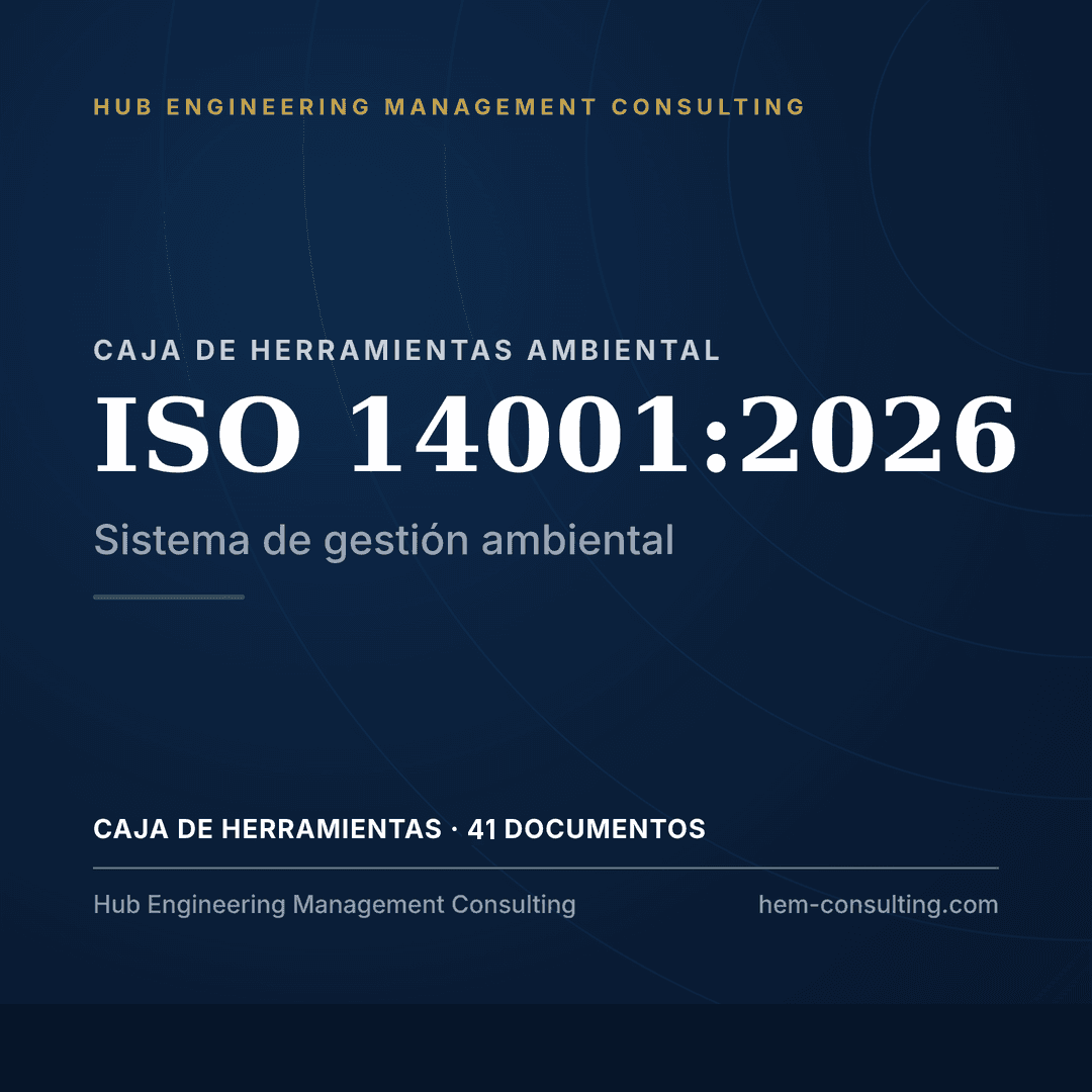 Caja de herramientas ISO 14001:2026, lista para auditoría