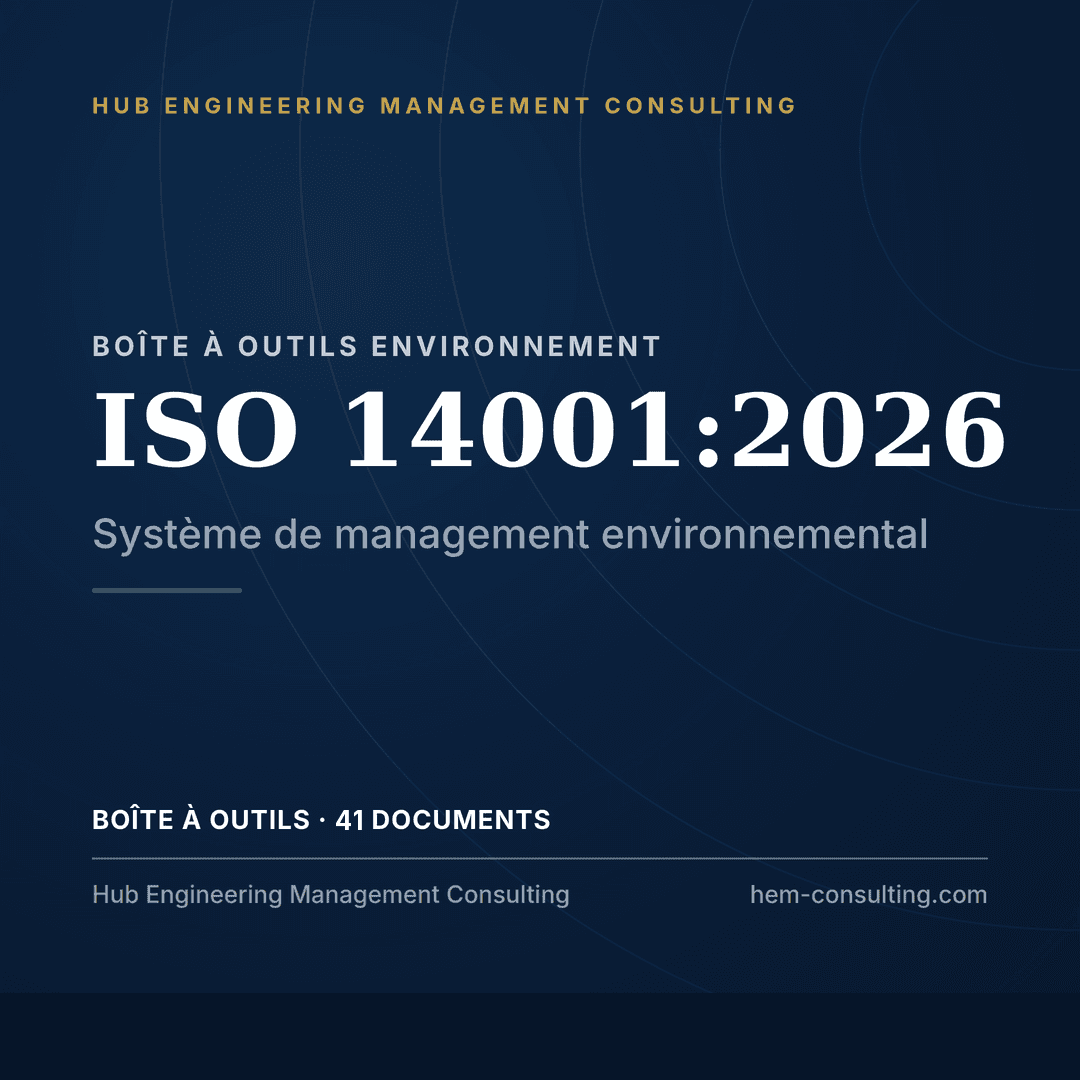 Boîte à outils ISO 14001:2026, prête pour l'audit