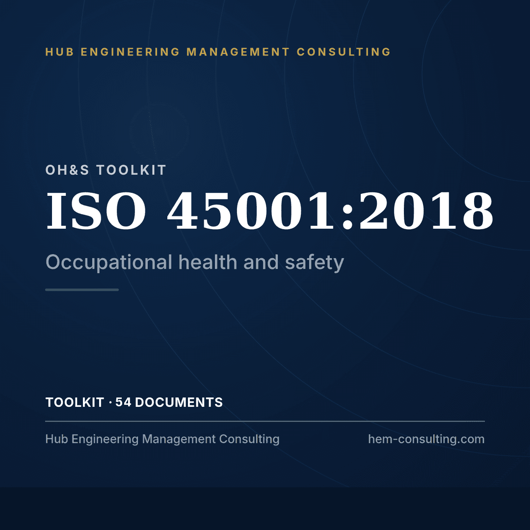 ISO 45001:2018 toolkit, audit-ready