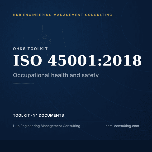 ISO 45001:2018 toolkit