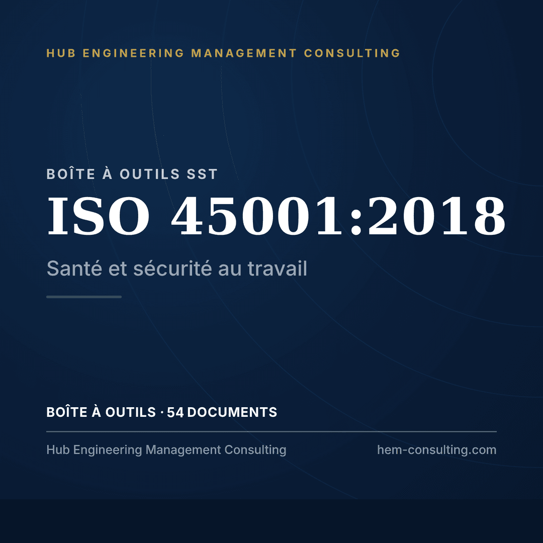 Boîte à outils ISO 45001:2018, prête pour l'audit