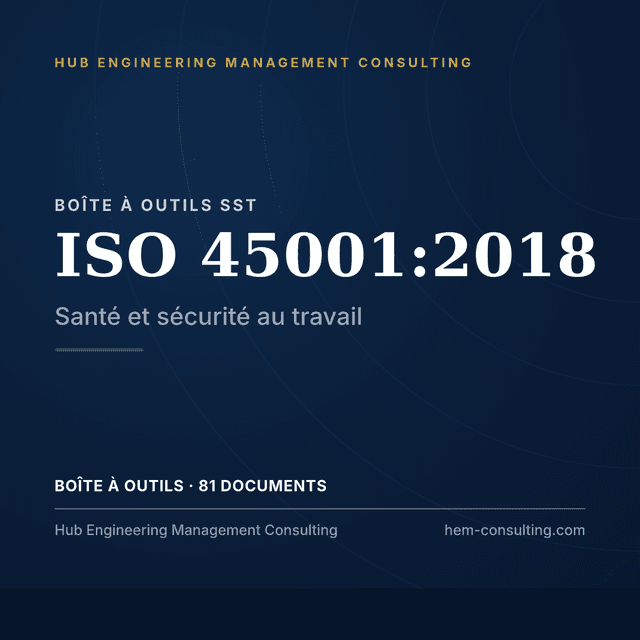 Boîte à outils ISO 45001:2018