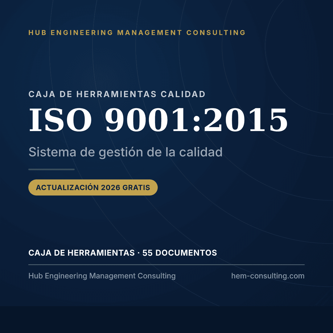 Caja de herramientas ISO 9001, actualización 2026 gratis