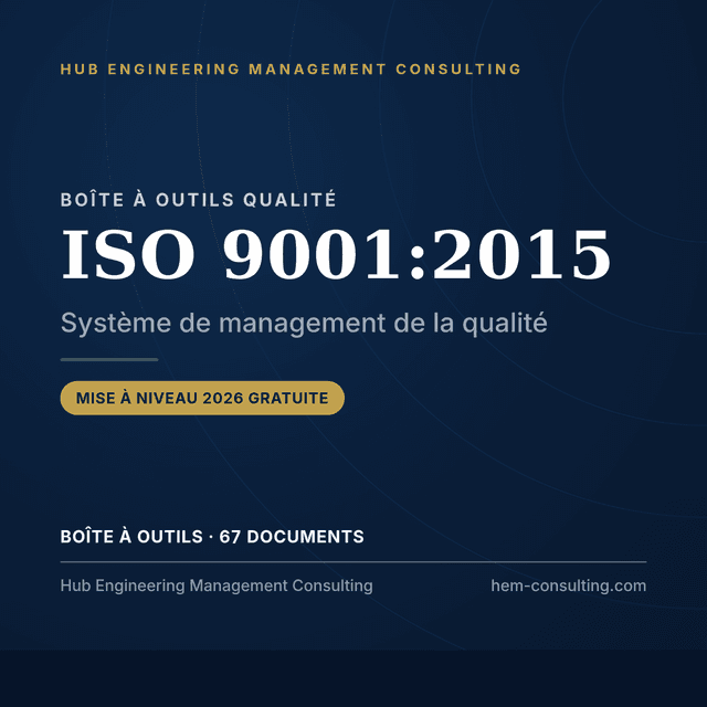 Boîte à outils ISO 9001