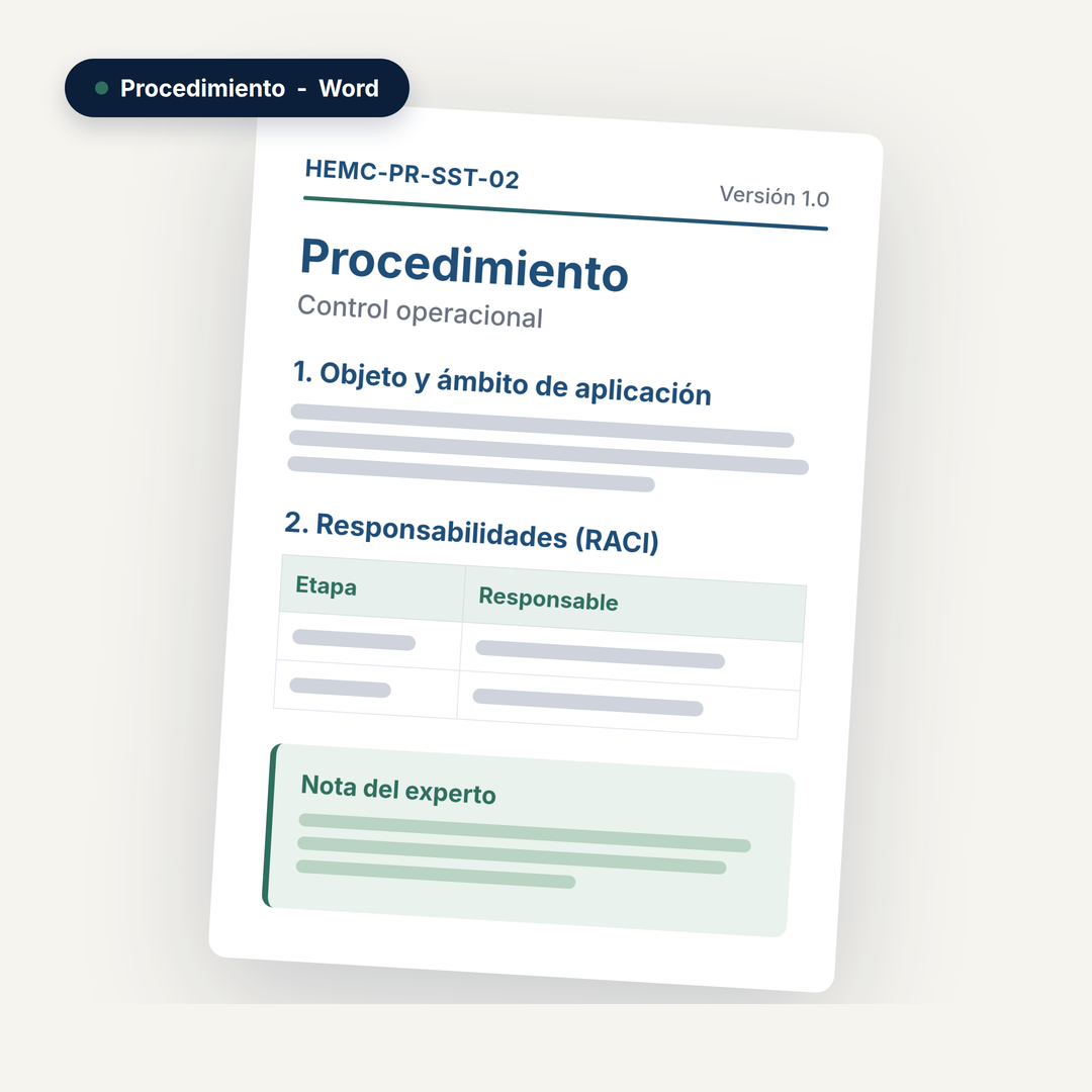 Sistema de gestión de la seguridad y salud en el trabajo ISO 45001:2018: documentación completa 4