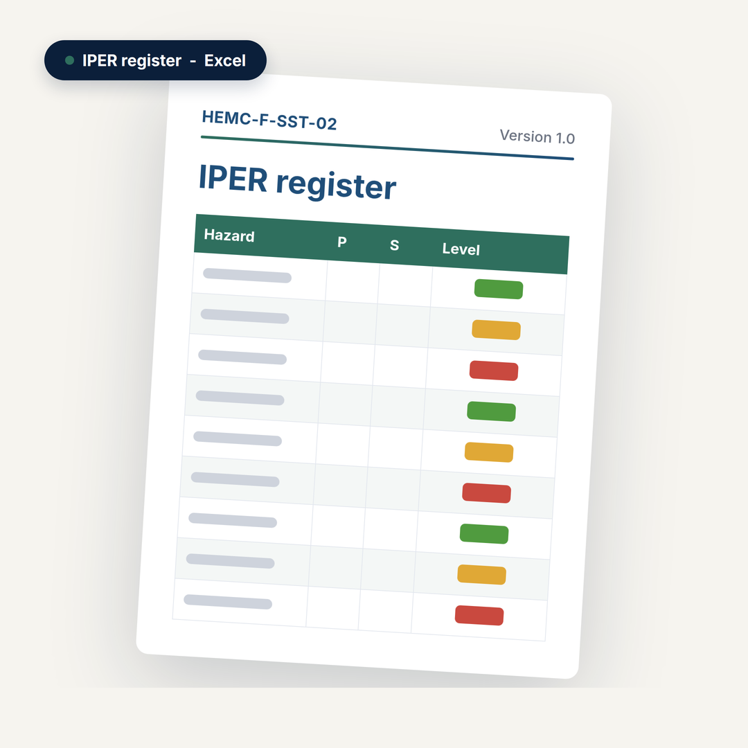 Occupational health and safety management system ISO 45001:2018: complete documentation 5